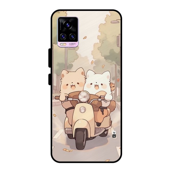 Cute Riders Metal Back Case for Vivo V20 Pro