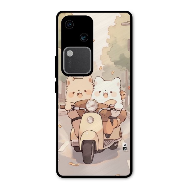 Cute Riders Metal Back Case for Vivo V30