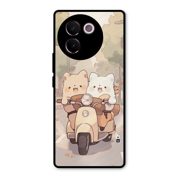 Cute Riders Metal Back Case for Vivo V30e