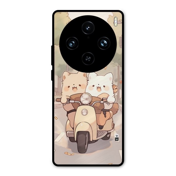 Cute Riders Metal Back Case for Vivo X100 Pro