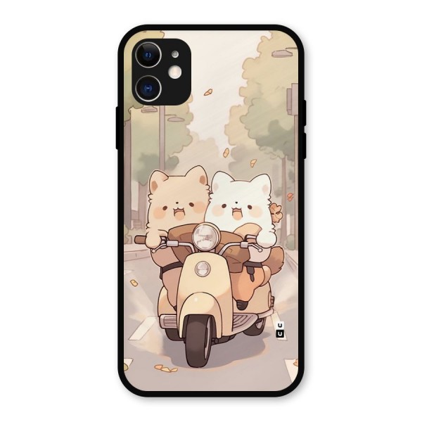 Cute Riders Metal Back Case for iPhone 11