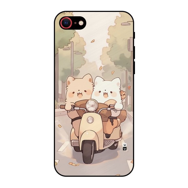 Cute Riders Metal Back Case for iPhone 7