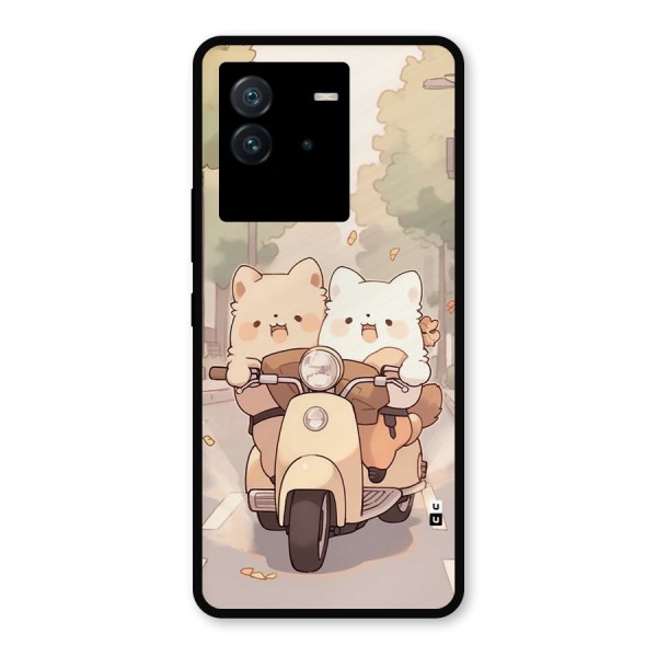 Cute Riders Metal Back Case for iQOO Neo 6 5G