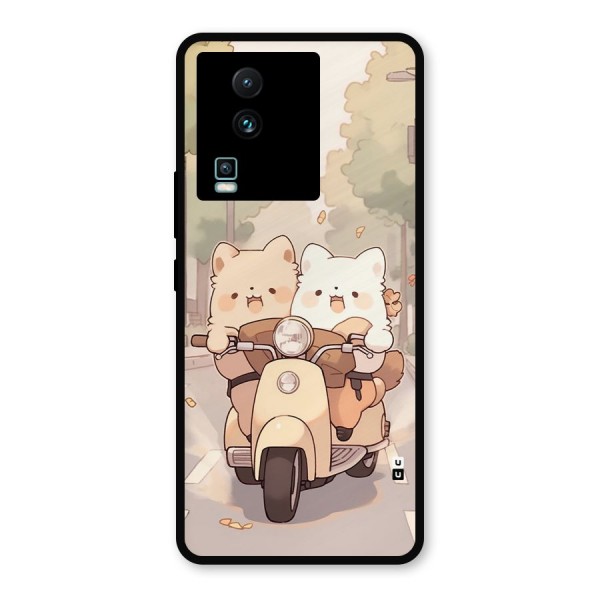 Cute Riders Metal Back Case for iQOO Neo 7 Pro