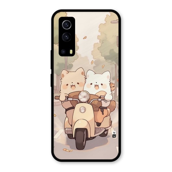 Cute Riders Metal Back Case for iQOO Z3