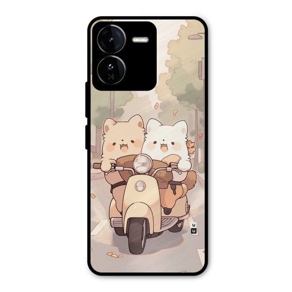 Cute Riders Metal Back Case for iQOO Z9