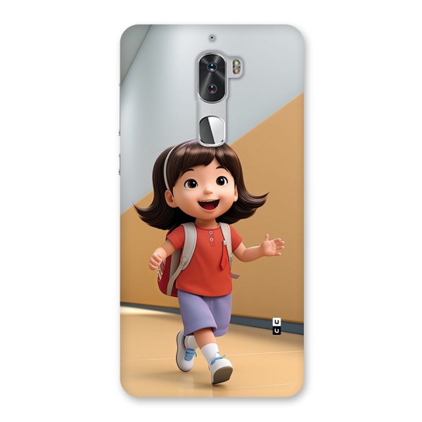 Cute School Girl Back Case for Coolpad Cool 1