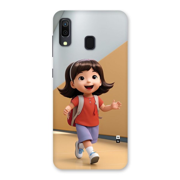 Cute School Girl Back Case for Galaxy A20