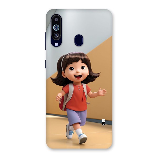 Cute School Girl Back Case for Galaxy A60