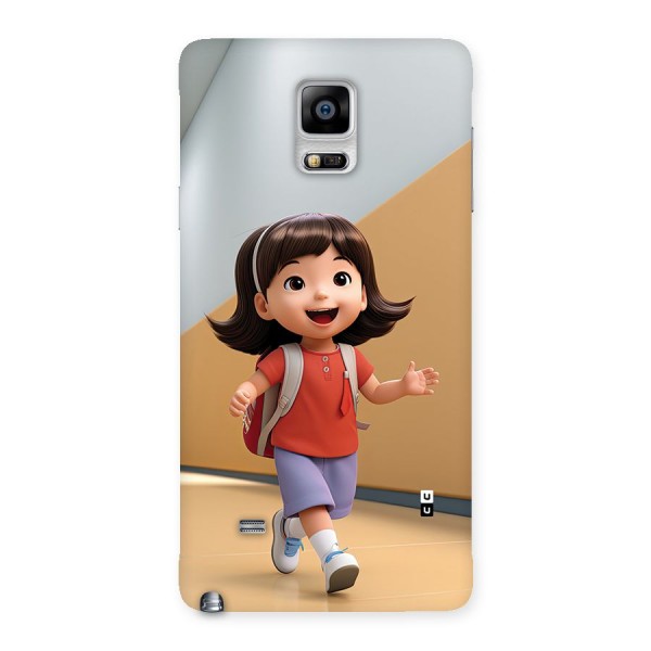 Cute School Girl Back Case for Galaxy Note 4