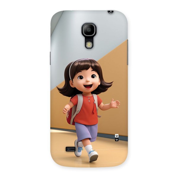 Cute School Girl Back Case for Galaxy S4 Mini