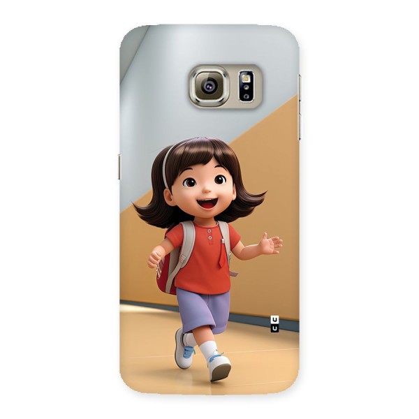 Cute School Girl Back Case for Galaxy S6 Edge Plus