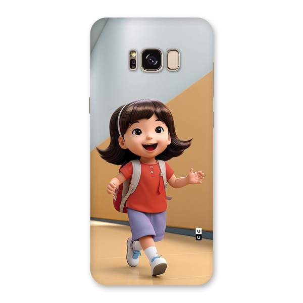 Cute School Girl Back Case for Galaxy S8 Plus