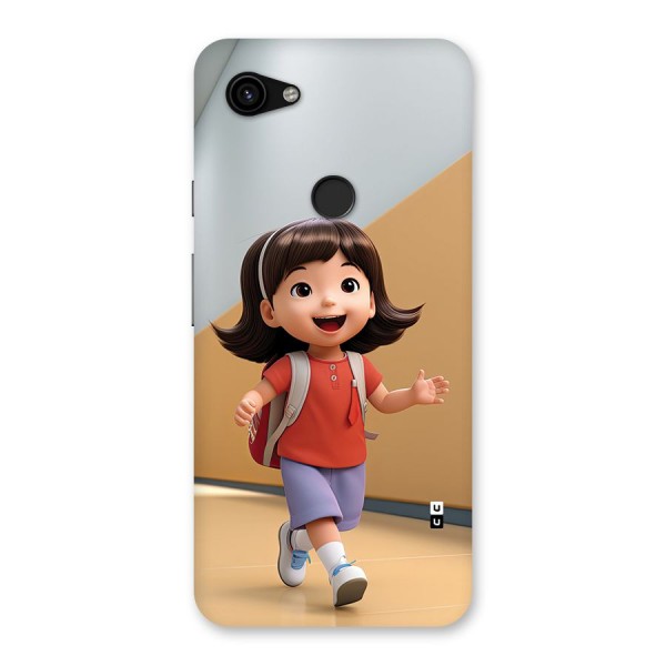 Cute School Girl Back Case for Google Pixel 3a XL