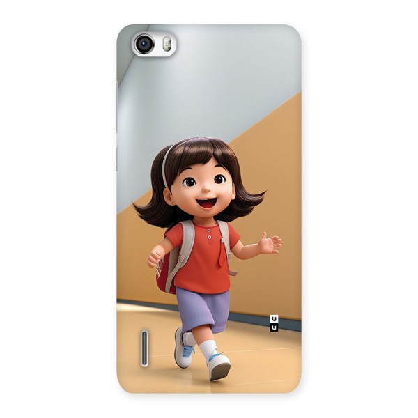 Cute School Girl Back Case for Honor 6