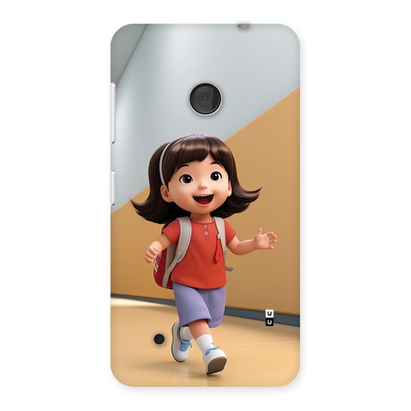 Cute School Girl Back Case for Lumia 530