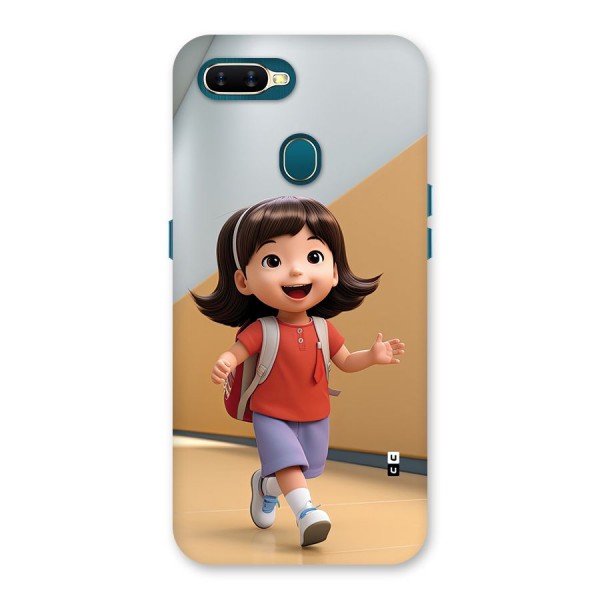 Cute School Girl Back Case for Oppo A12