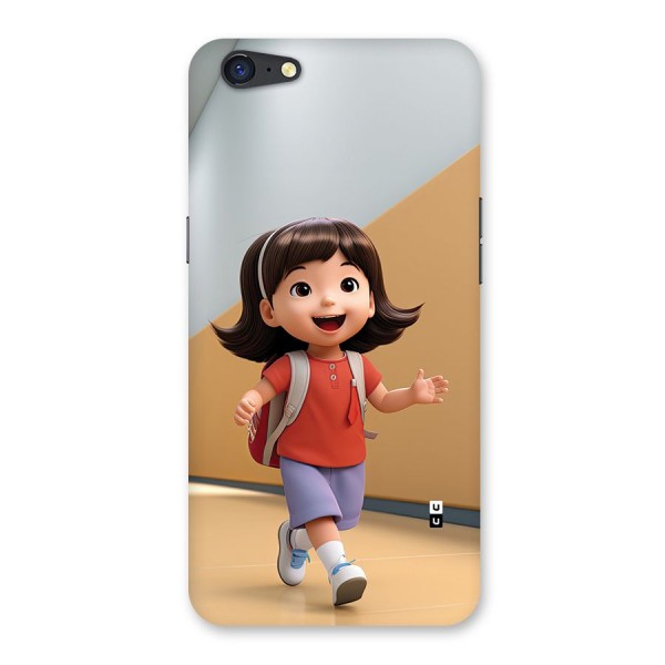 Cute School Girl Back Case for Oppo A71