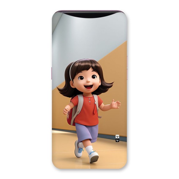 Cute School Girl Back Case for Oppo Find X