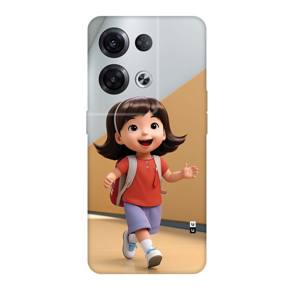 Cute School Girl Back Case for Oppo Reno8 Pro 5G