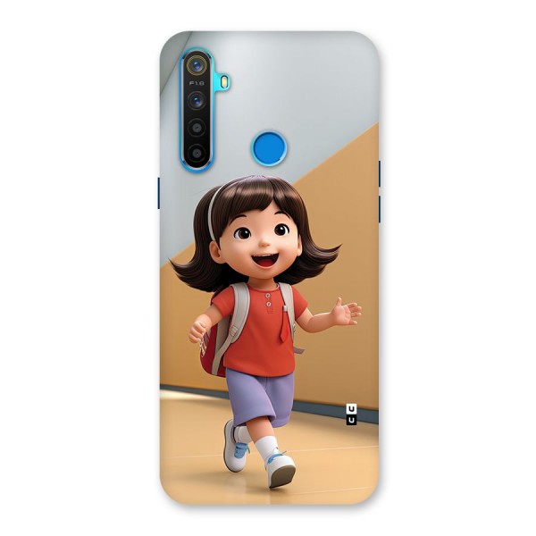 Cute School Girl Back Case for Realme 5s