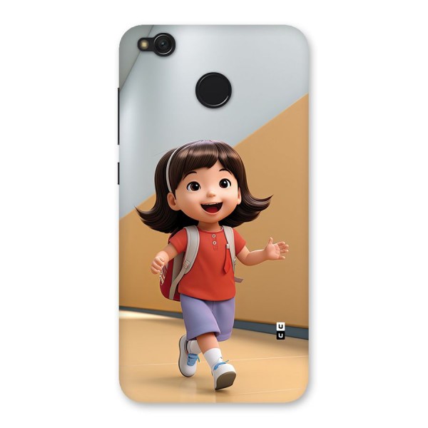 Cute School Girl Back Case for Redmi 4