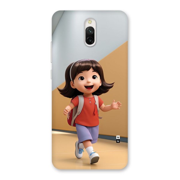 Cute School Girl Back Case for Redmi 8A Dual