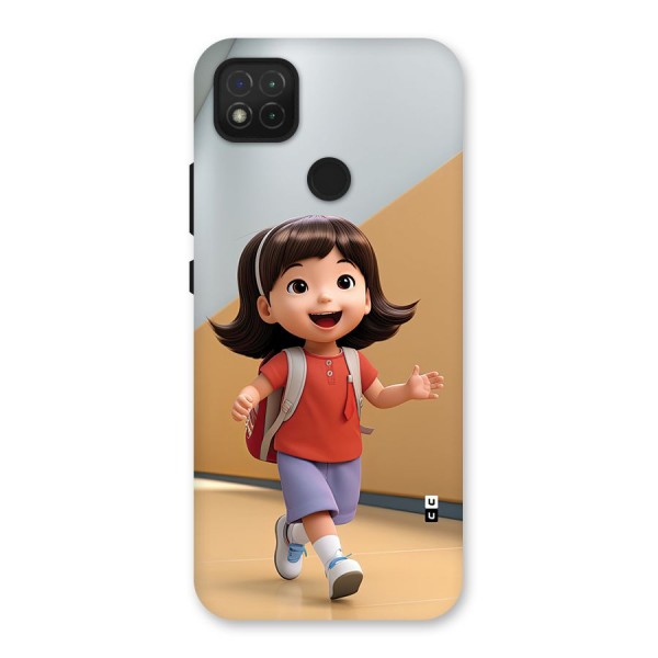 Cute School Girl Back Case for Redmi 9