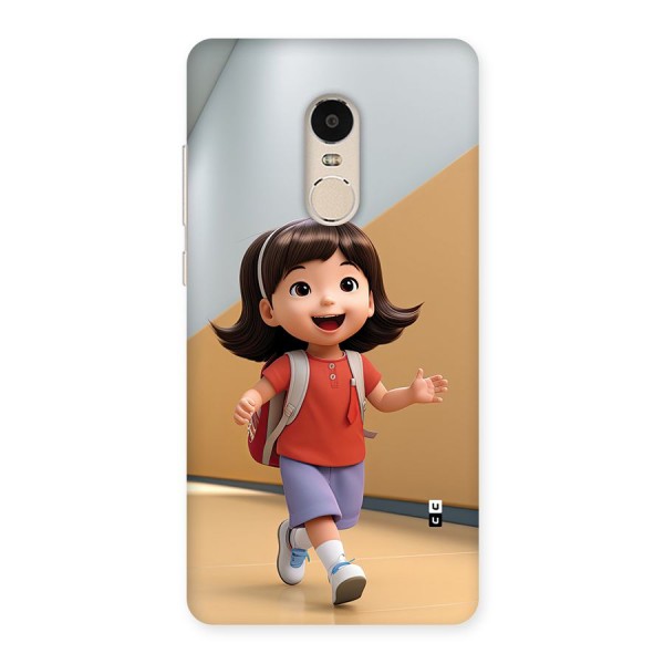 Cute School Girl Back Case for Redmi Note 4