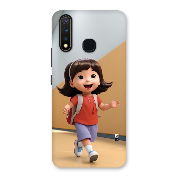 Cute School Girl Back Case for Vivo Y19