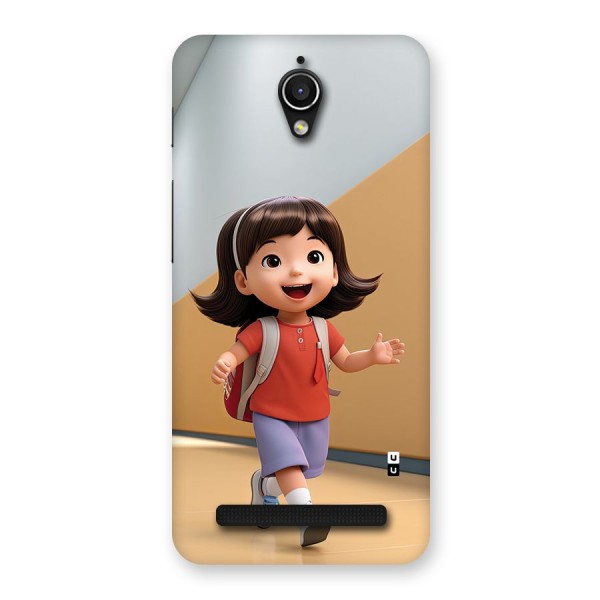 Cute School Girl Back Case for Zenfone Go