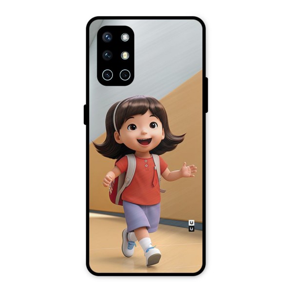 Cute School Girl Metal Back Case for OnePlus 9R