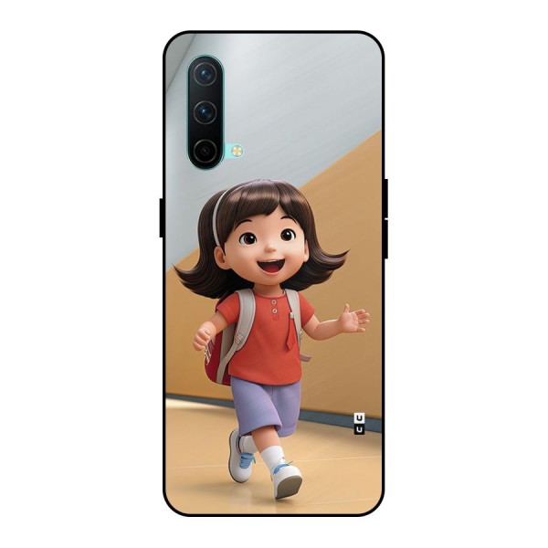 Cute School Girl Metal Back Case for OnePlus Nord CE 5G