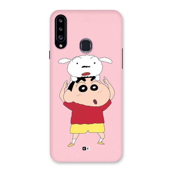 Cute Sheero Back Case for Galaxy A20s