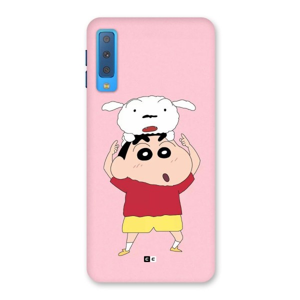 Cute Sheero Back Case for Galaxy A7 (2018)