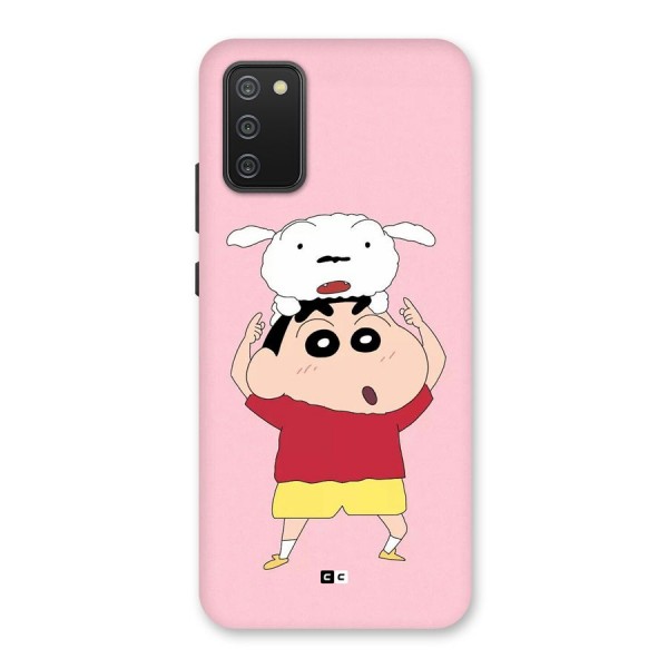 Cute Sheero Back Case for Galaxy F02s