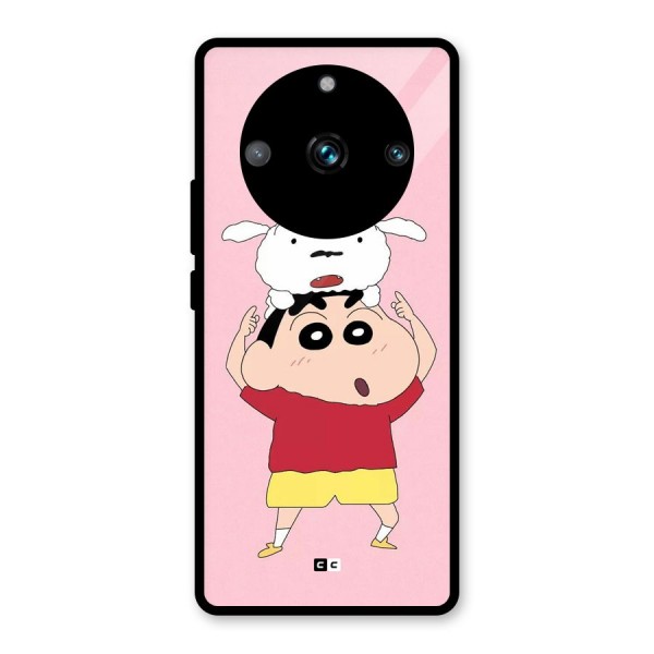 Cute Sheero Glass Back Case for Realme 11 Pro