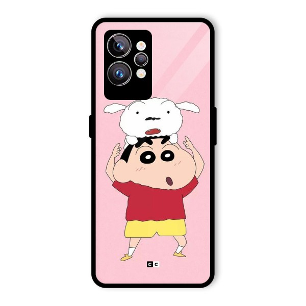 Cute Sheero Glass Back Case for Realme GT2 Pro