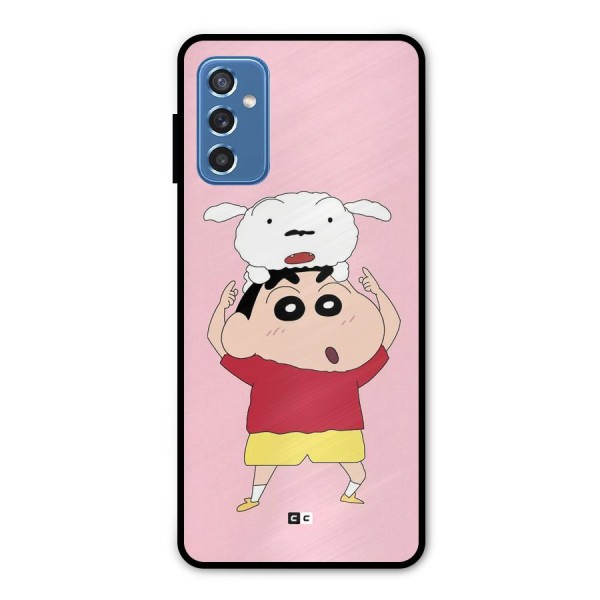 Cute Sheero Metal Back Case for Galaxy M52 5G