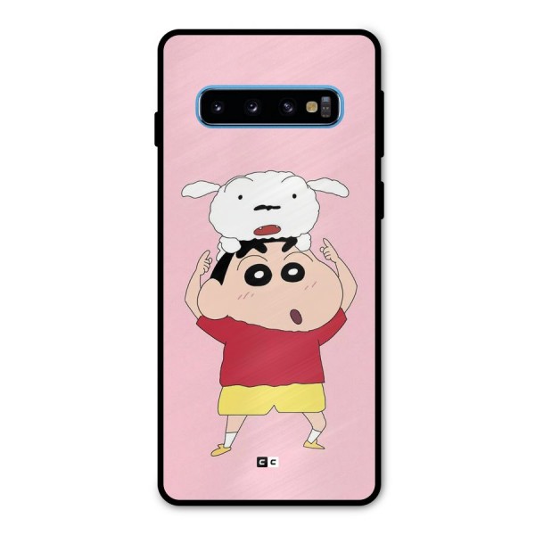 Cute Sheero Metal Back Case for Galaxy S10