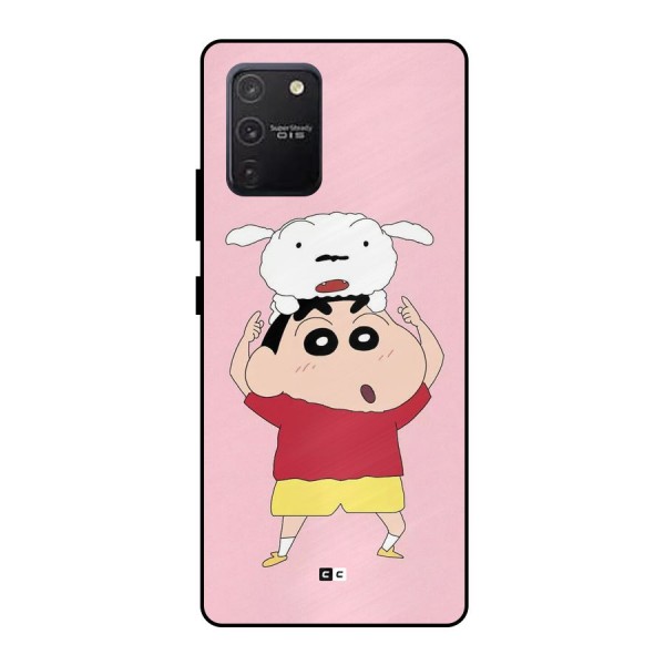 Cute Sheero Metal Back Case for Galaxy S10 Lite