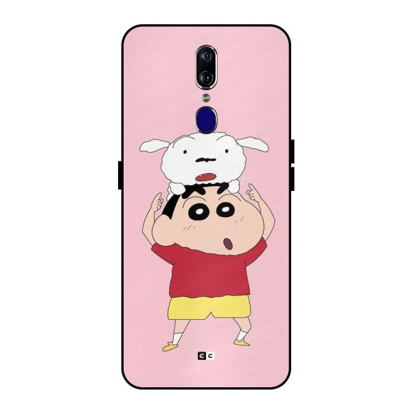 Cute Sheero Metal Back Case for Oppo F11