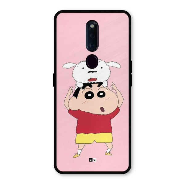 Cute Sheero Metal Back Case for Oppo F11 Pro