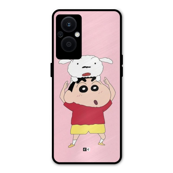 Cute Sheero Metal Back Case for Oppo F21s Pro 5G