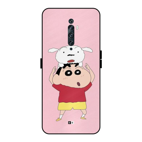 Cute Sheero Metal Back Case for Oppo Reno2 Z