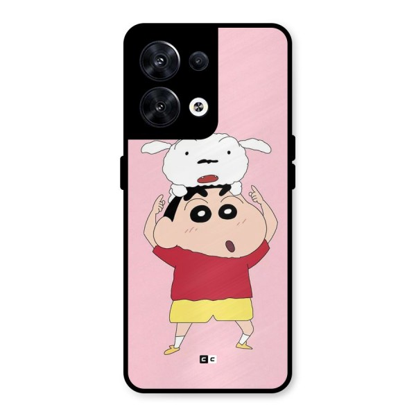 Cute Sheero Metal Back Case for Oppo Reno8 5G