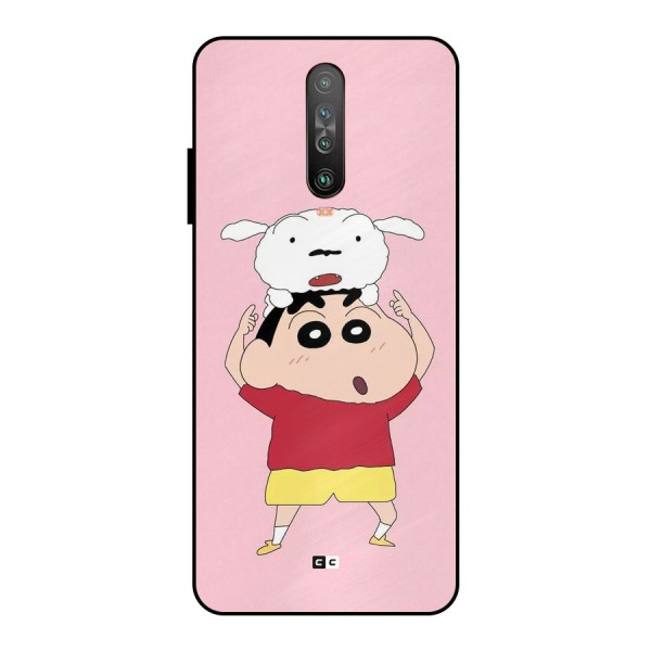 Cute Sheero Metal Back Case for Poco X2