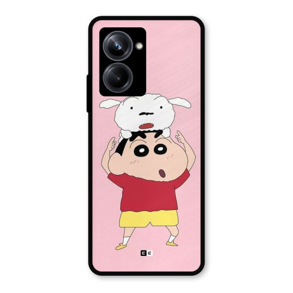 Cute Sheero Metal Back Case for Realme 10 Pro