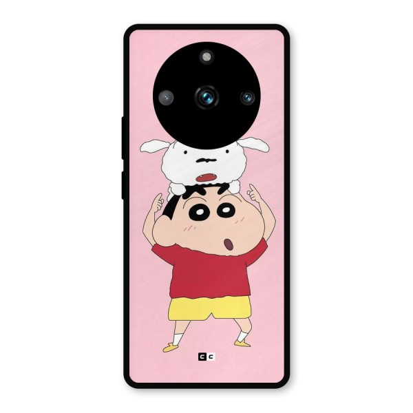 Cute Sheero Metal Back Case for Realme 11 Pro Plus