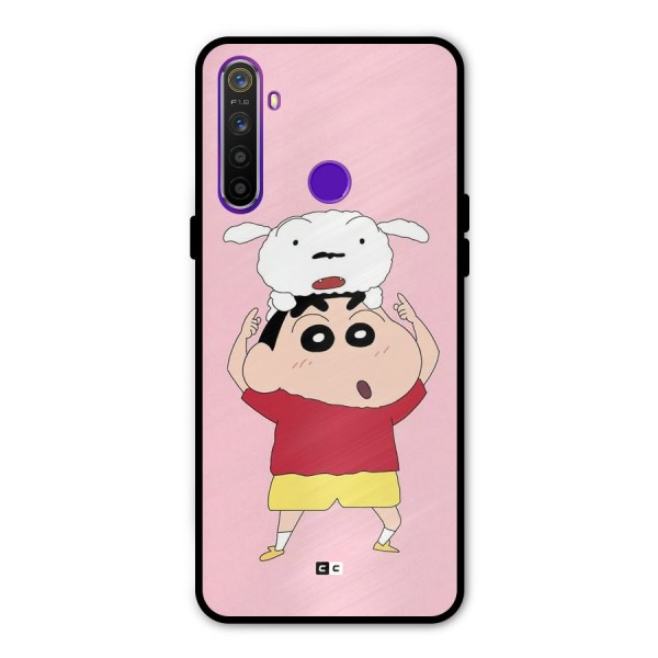 Cute Sheero Metal Back Case for Realme 5i